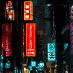 red kanji text signage on brown building during daytime